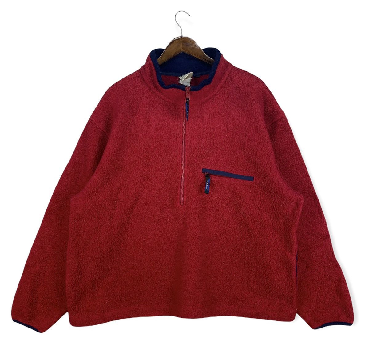 L.L. Bean Vintage L.L.Bean Sherpa Fleece Jacket Size US XL / EU 56 / 4 - 1 Thumbnail