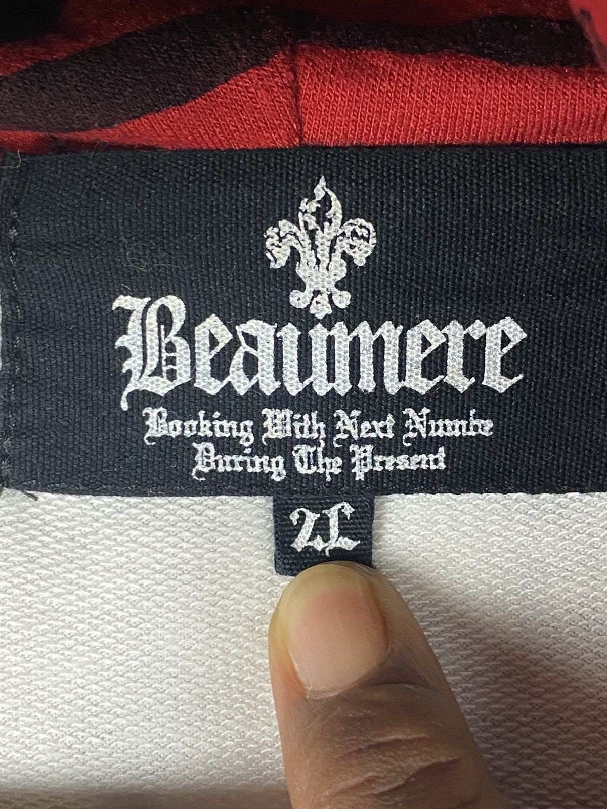 Japanese Brand Beaumere Skull Zipper Hoodies Size US XL / EU 56 / 4 - 7 Thumbnail
