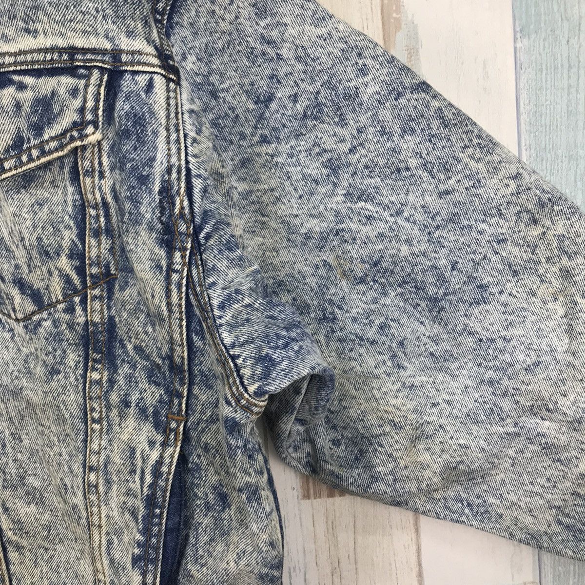 Vintage Vintage Big Battle Stone Wash Trucker Denim Jacket Size US M / EU 48-50 / 2 - 7 Thumbnail