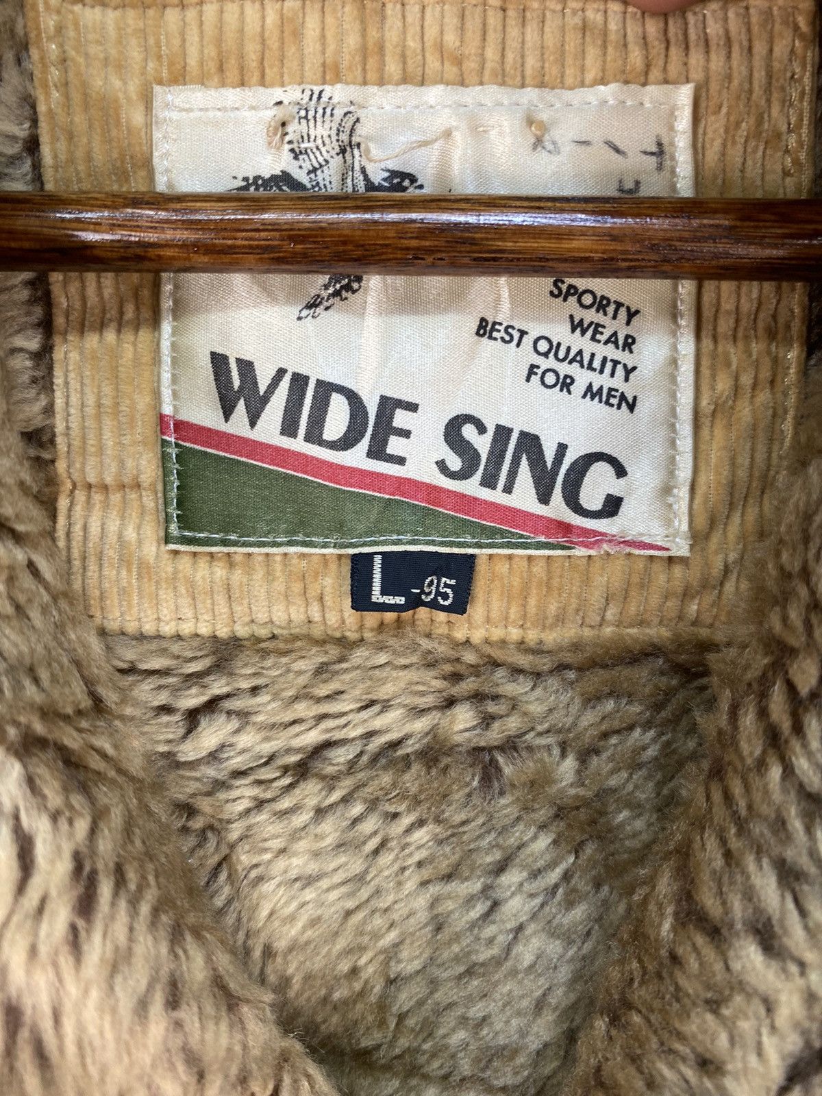 Japanese Brand Wide Sing Corduroy Fur Jacket Size US L / EU 52-54 / 3 - 7 Thumbnail