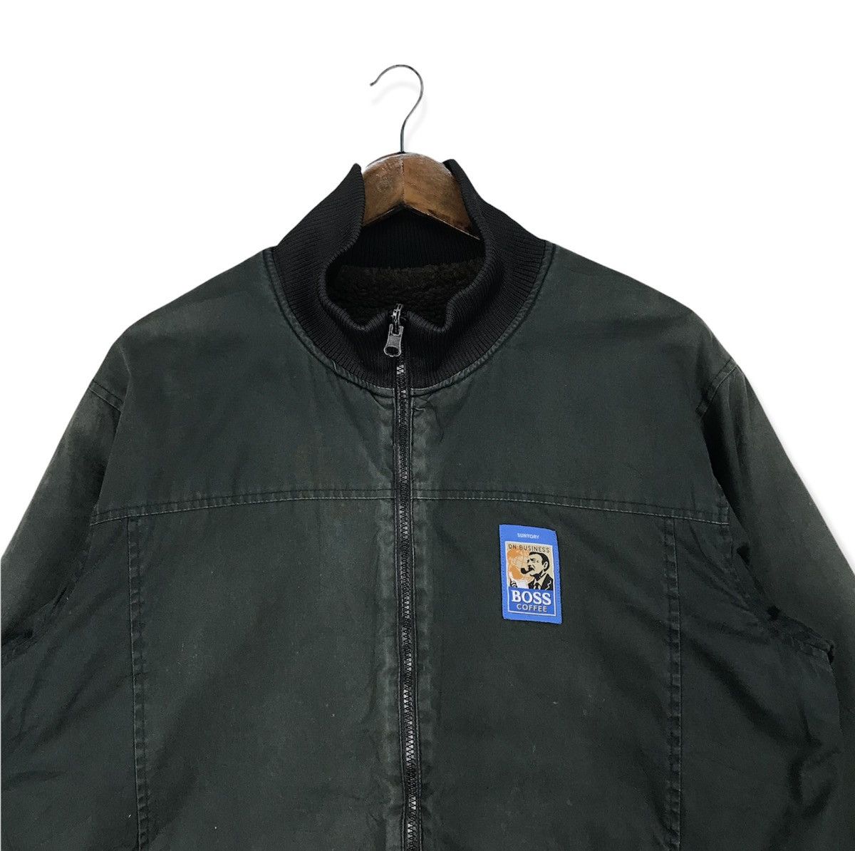 Japanese Brand Vintage Suntory Coffee Boss Reversible Bomber Jacket Size US XL / EU 56 / 4 - 4 Thumbnail