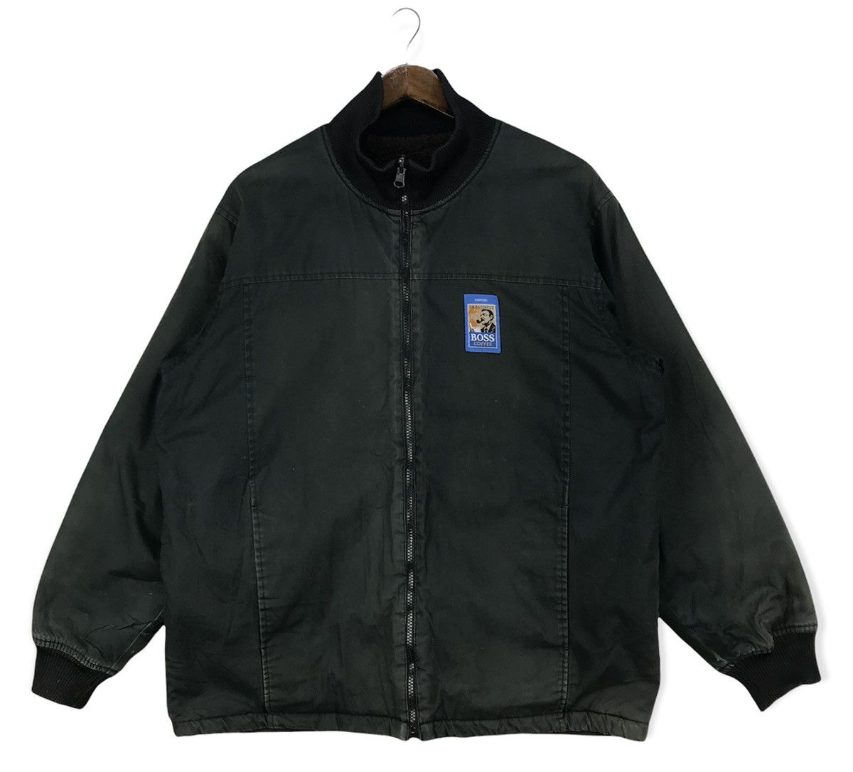 Japanese Brand Vintage Suntory Coffee Boss Reversible Bomber Jacket Size US XL / EU 56 / 4 - 1 Thumbnail