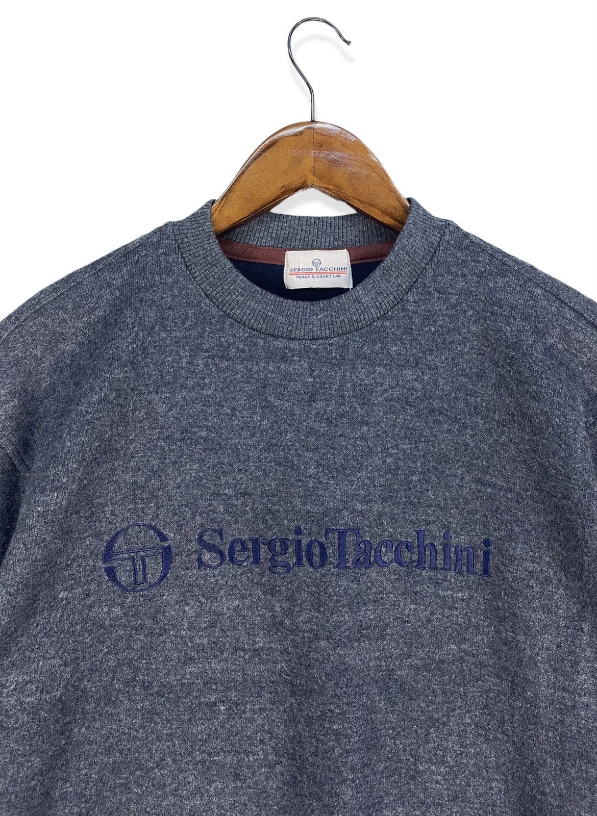 Sergio Tacchini Sergio Tacchini Spellout Sweatshirt Size US M / EU 48-50 / 2 - 2 Thumbnail
