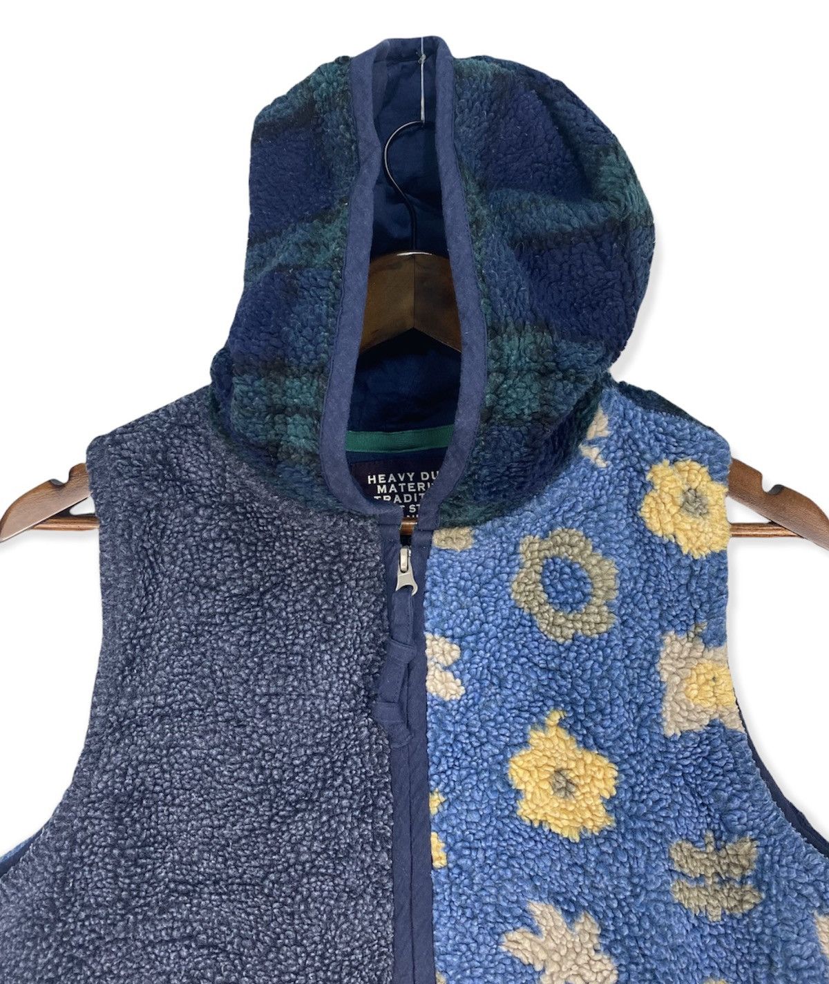 Japanese Brand Cube Sugar Fleece Sherpa Hoodie Vest Size US M / EU 48-50 / 2 - 2 Thumbnail