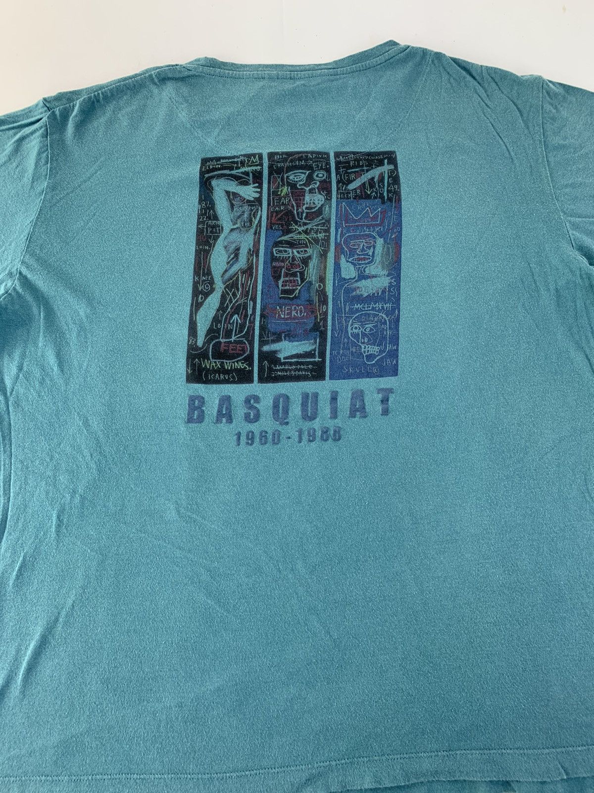 Jean-Michel Basquiat Jean Michel Basquiat Wax Wing Sketch Pop Art Crewneck Tee Size L / US 10 / IT 46 - 6 Thumbnail