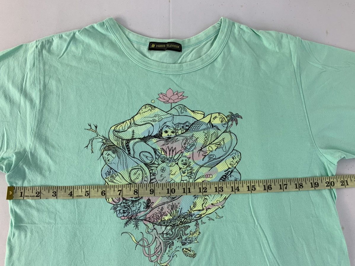 Edition Japan 90s 24 Hour Television Colourfull Hand Shaking Art Designer Size M / US 6-8 / IT 42-44 - 6 Thumbnail