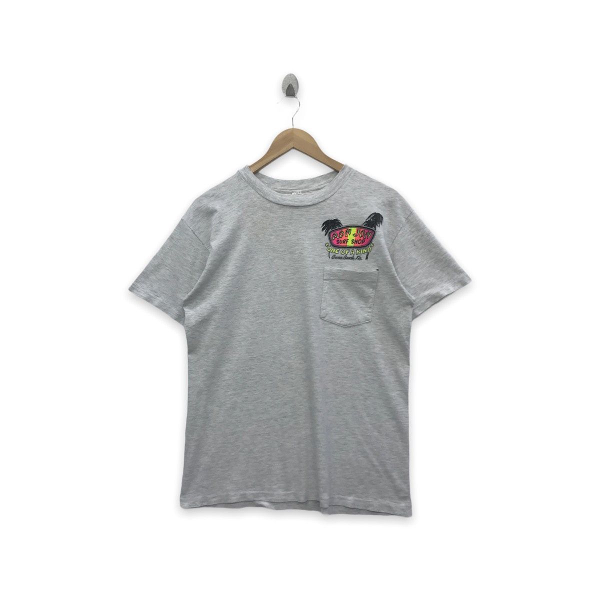 Hanes × Vintage Vintage 90s Ron Jon Surf Shop Back Hit Printed by Hanes Size US M / EU 48-50 / 2 - 2 Thumbnail