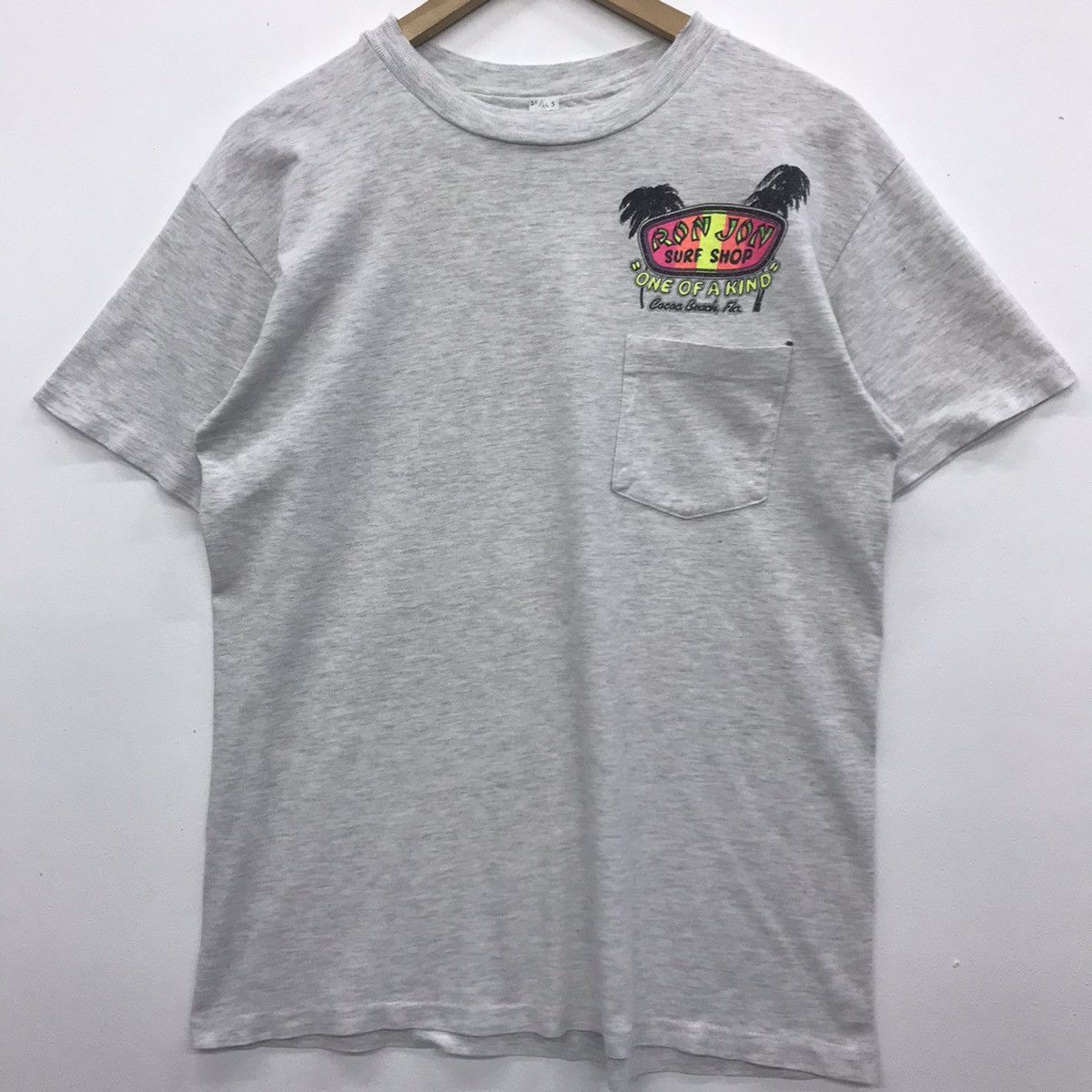 Hanes × Vintage Vintage 90s Ron Jon Surf Shop Back Hit Printed by Hanes Size US M / EU 48-50 / 2 - 3 Thumbnail