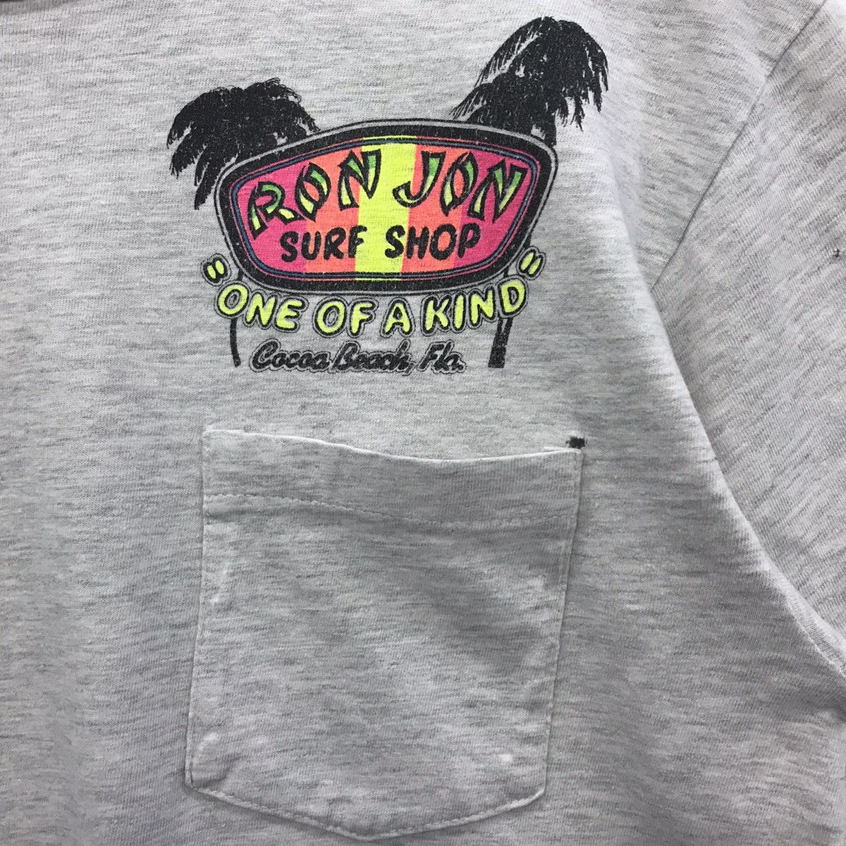 Hanes × Vintage Vintage 90s Ron Jon Surf Shop Back Hit Printed by Hanes Size US M / EU 48-50 / 2 - 4 Thumbnail