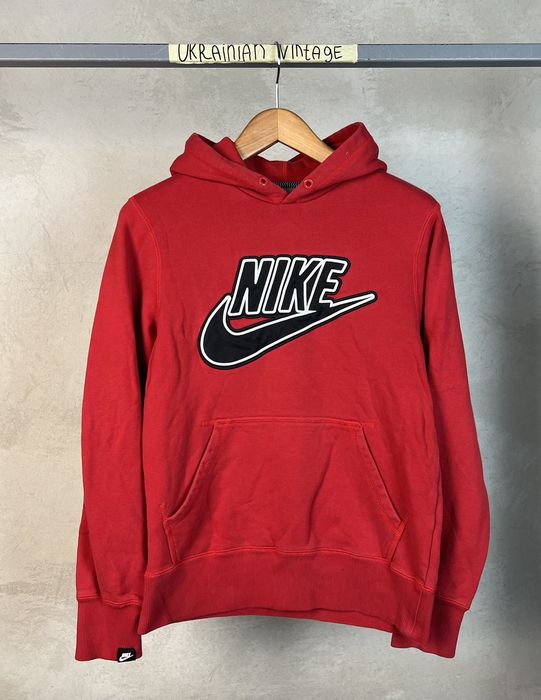 Nike Vintage Nike Hoodie Sweatshirt Big Logo Spell Out