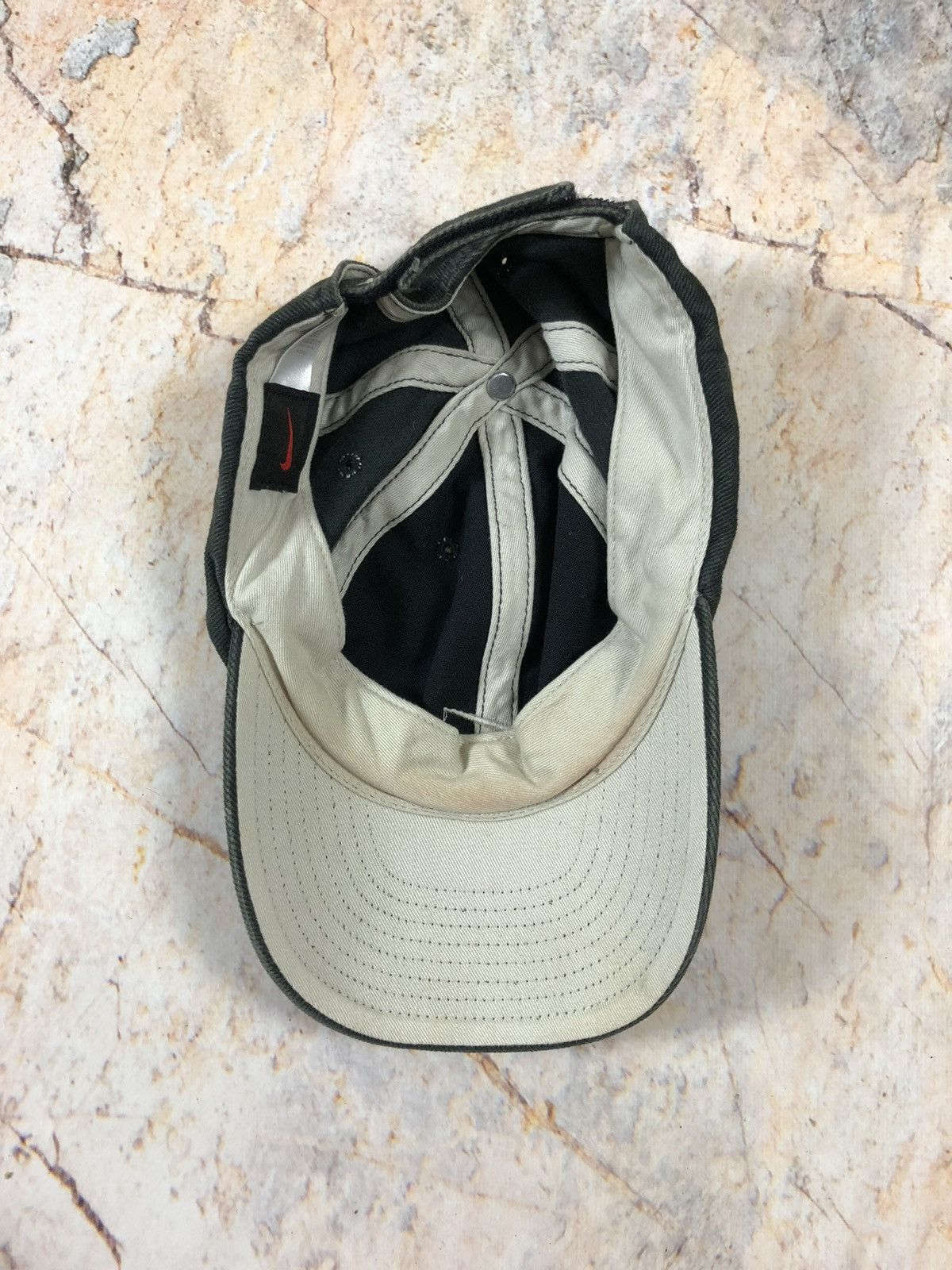 Nike × Vintage Nike vintage black logo cap Size ONE SIZE - 5 Thumbnail