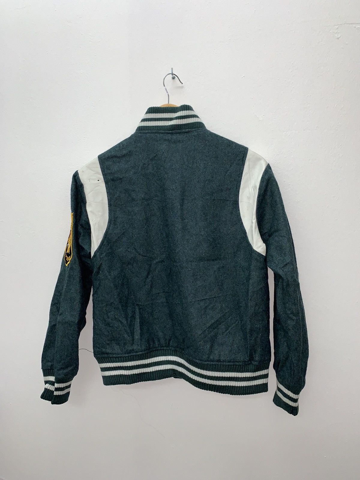 Japanese Brand Vintage MadeinJapan RobesonTownshPolice Wool Varsity Jacket Size US S / EU 44-46 / 1 - 2 Thumbnail