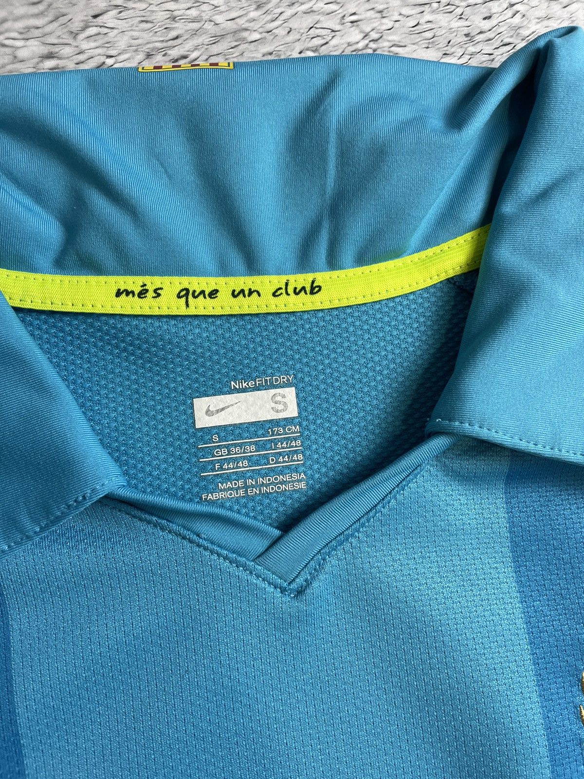 Nike × Vintage Vintage Barcelona 2007/08 Nike Soccer Jersey y2k blokcore Size US S / EU 44-46 / 1 - 6 Thumbnail