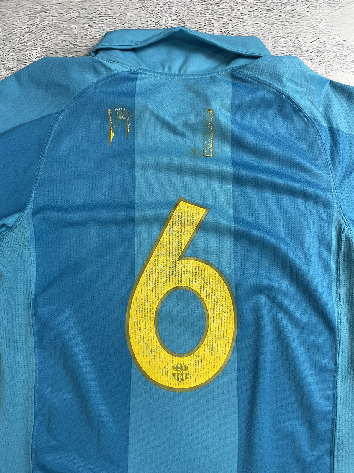 Nike × Vintage Vintage Barcelona 2007/08 Nike Soccer Jersey y2k blokcore Size US S / EU 44-46 / 1 - 10 Thumbnail