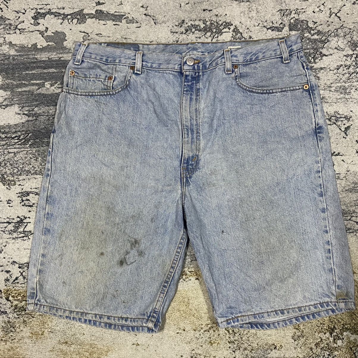 Levi's × Vintage Vintage Levis 505 90s Rusty Denim Short Size US 38 / EU 54 - 2 Thumbnail