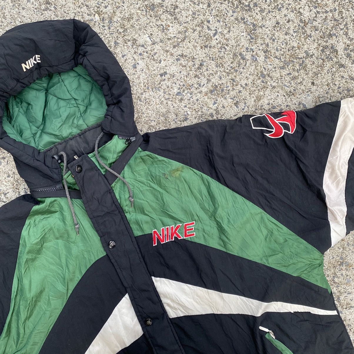 Nike × Vintage Grail Vintage Nike Sportwear Supreme Hoodie Jacket Size US XL / EU 56 / 4 - 2 Thumbnail