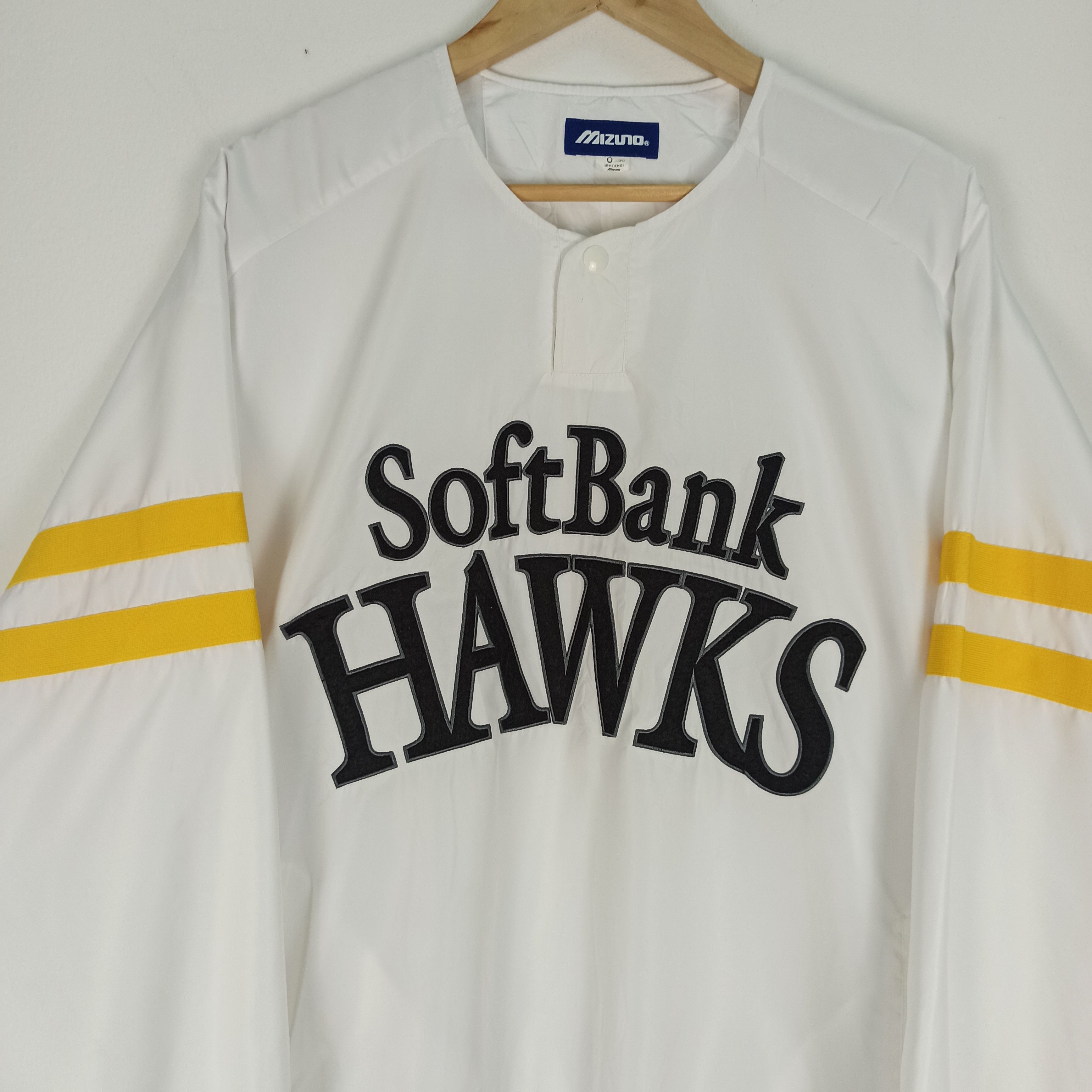 Japanese Brand Vintage SoftBank Jacket Big Logo By Mizuno Size US XL / EU 56 / 4 - 2 Thumbnail