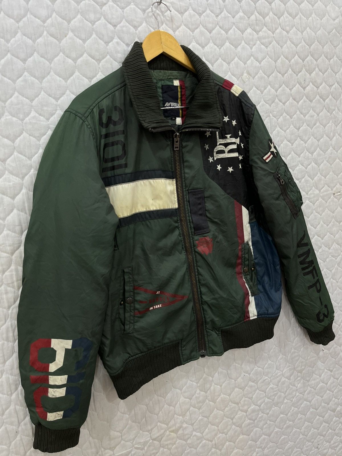 Avirex (Jj). AVIREX MARINES VARSITY JACKET Size US L / EU 52-54 / 3 - 4 Thumbnail