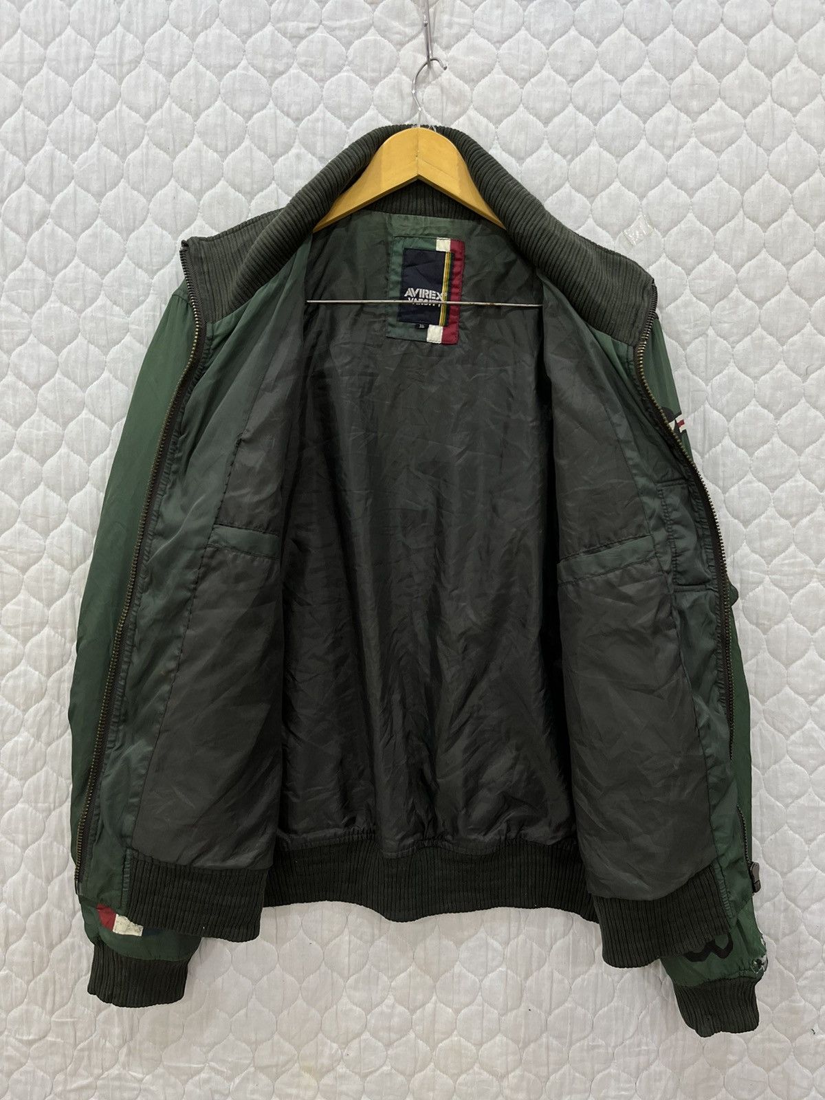 Avirex (Jj). AVIREX MARINES VARSITY JACKET Size US L / EU 52-54 / 3 - 5 Thumbnail