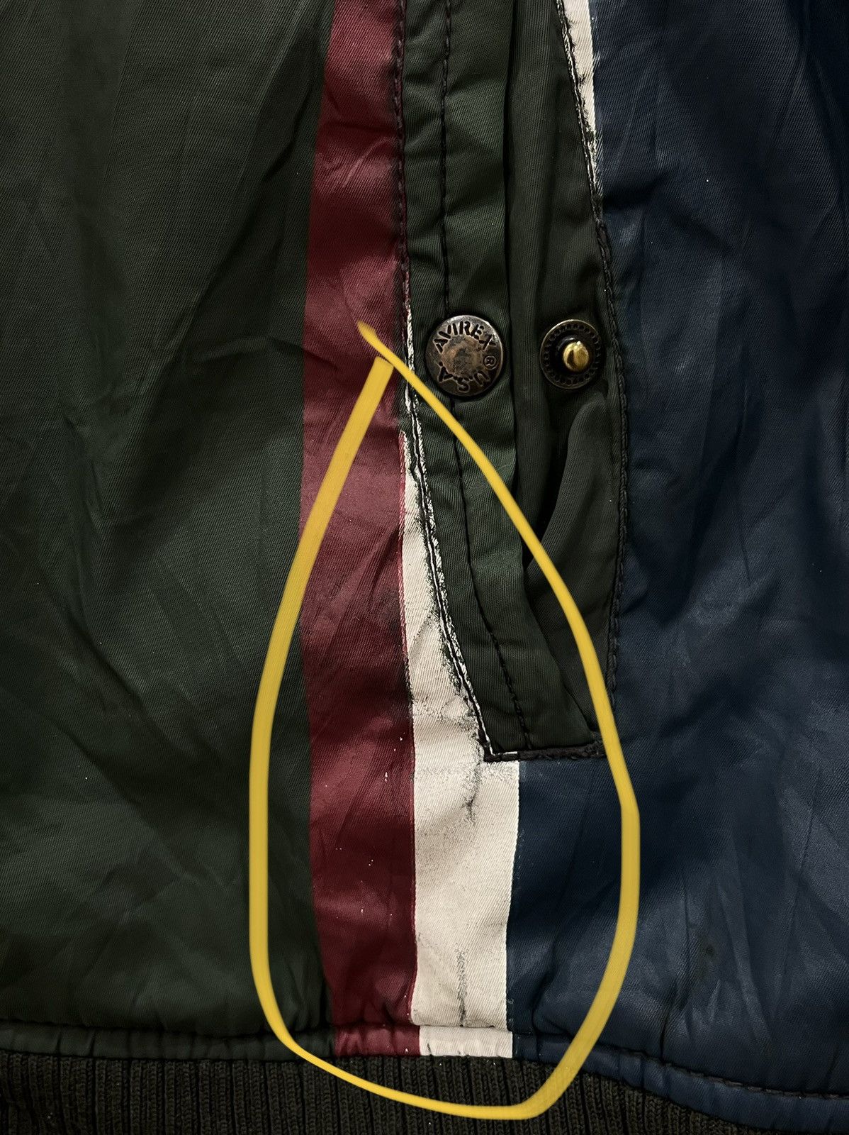 Avirex (Jj). AVIREX MARINES VARSITY JACKET Size US L / EU 52-54 / 3 - 10 Thumbnail