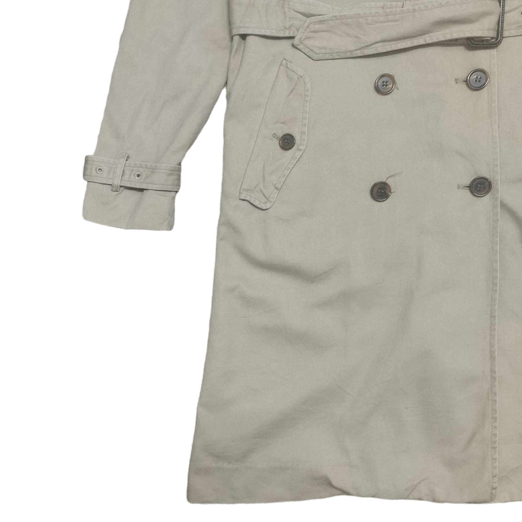 Japanese Brand Vintage Rodeo Crown Trench Coat with Belt Embroidery Size US M / EU 48-50 / 2 - 8 Thumbnail