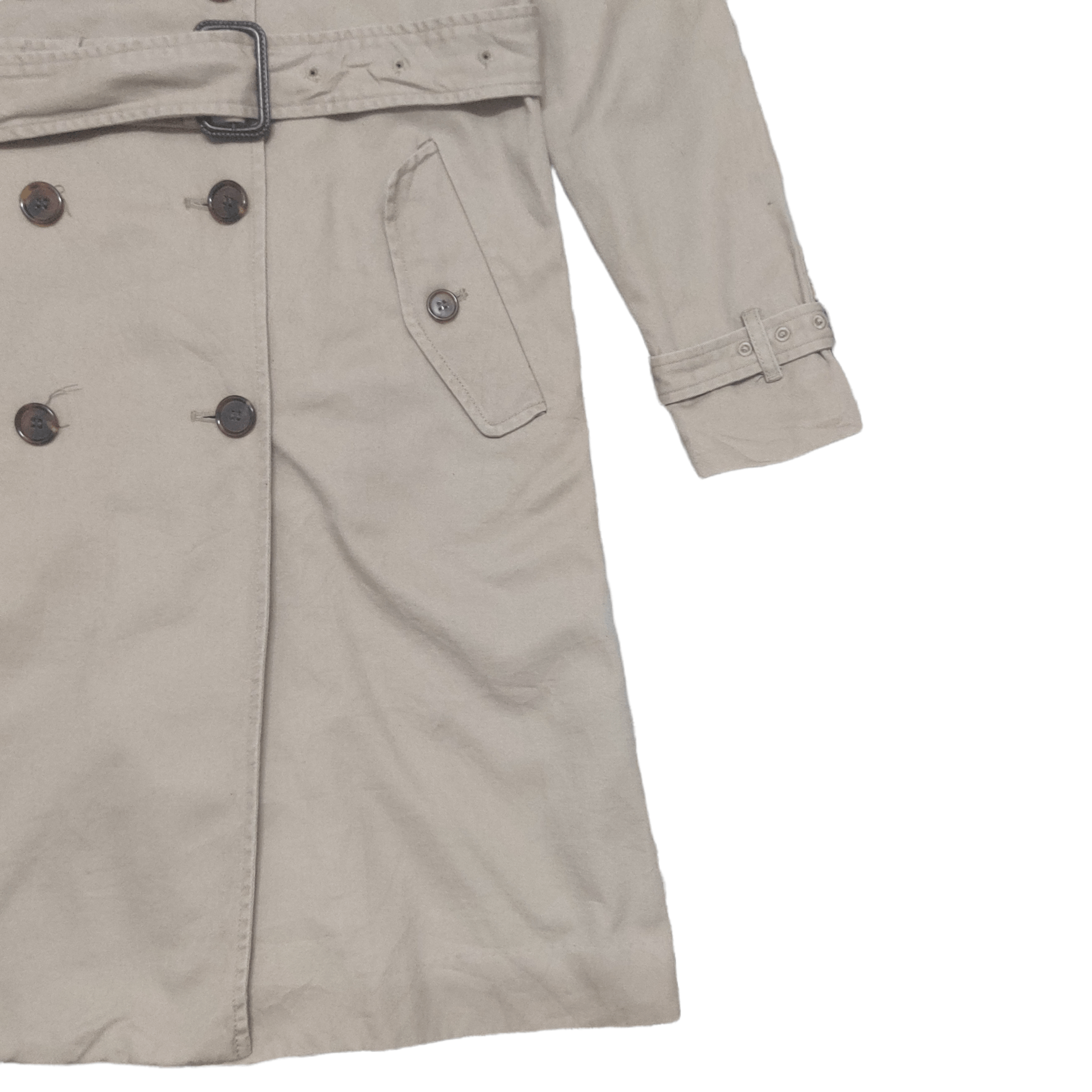 Japanese Brand Vintage Rodeo Crown Trench Coat with Belt Embroidery Size US M / EU 48-50 / 2 - 9 Thumbnail