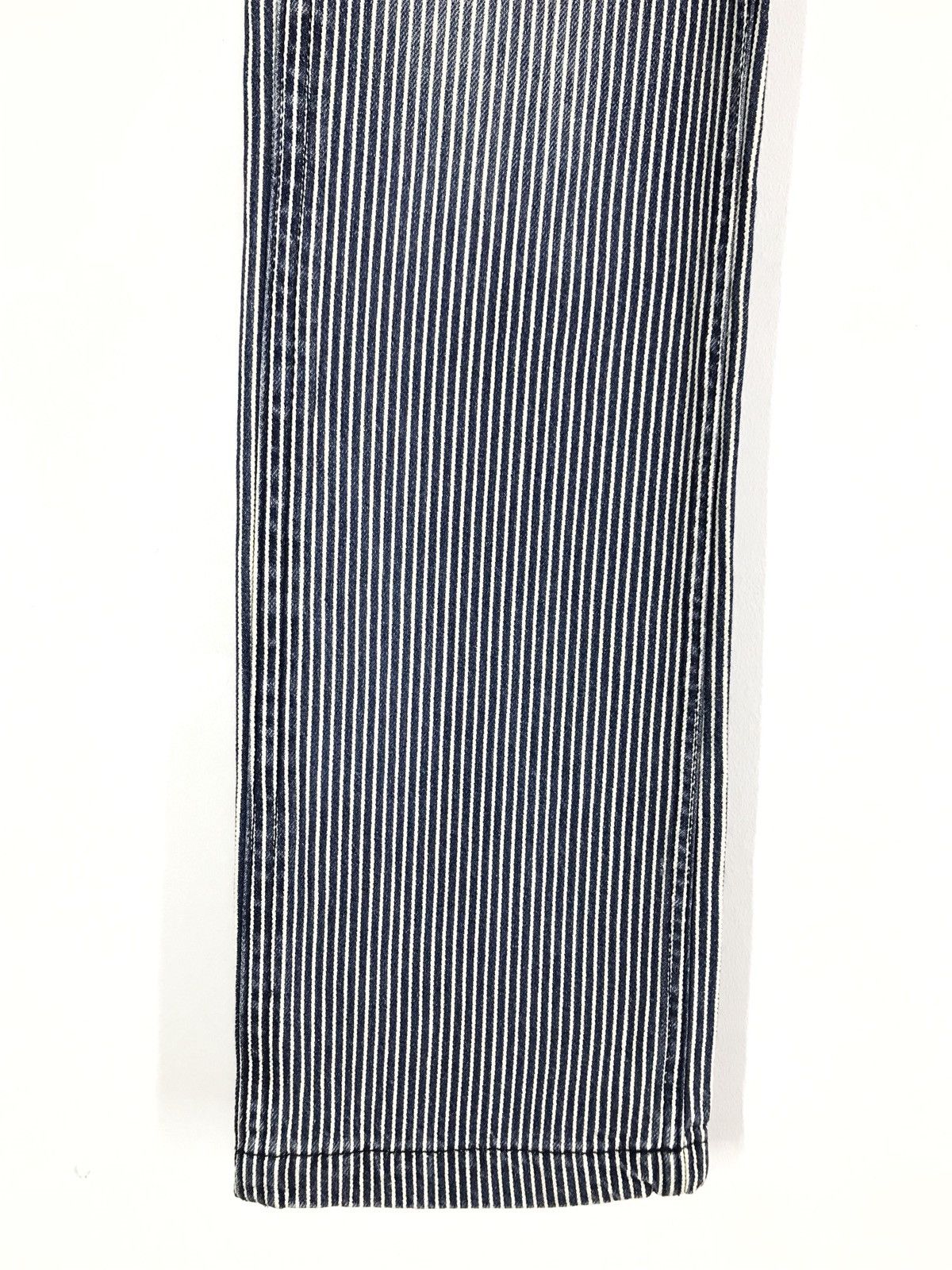 Beauty Beast Japanese Brand JUNMEN Hickory Striped Denim Pants Size US 30 / EU 46 - 4 Thumbnail
