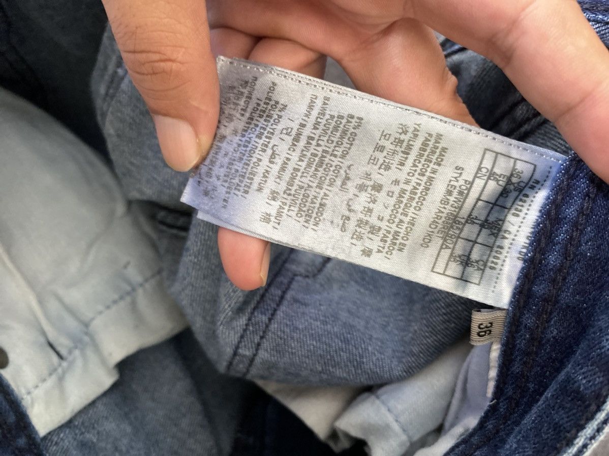 Guess × Vintage 🔥Vintage Shashiko Patch Work Stright Jeans Size US 38 / EU 54 - 10 Thumbnail