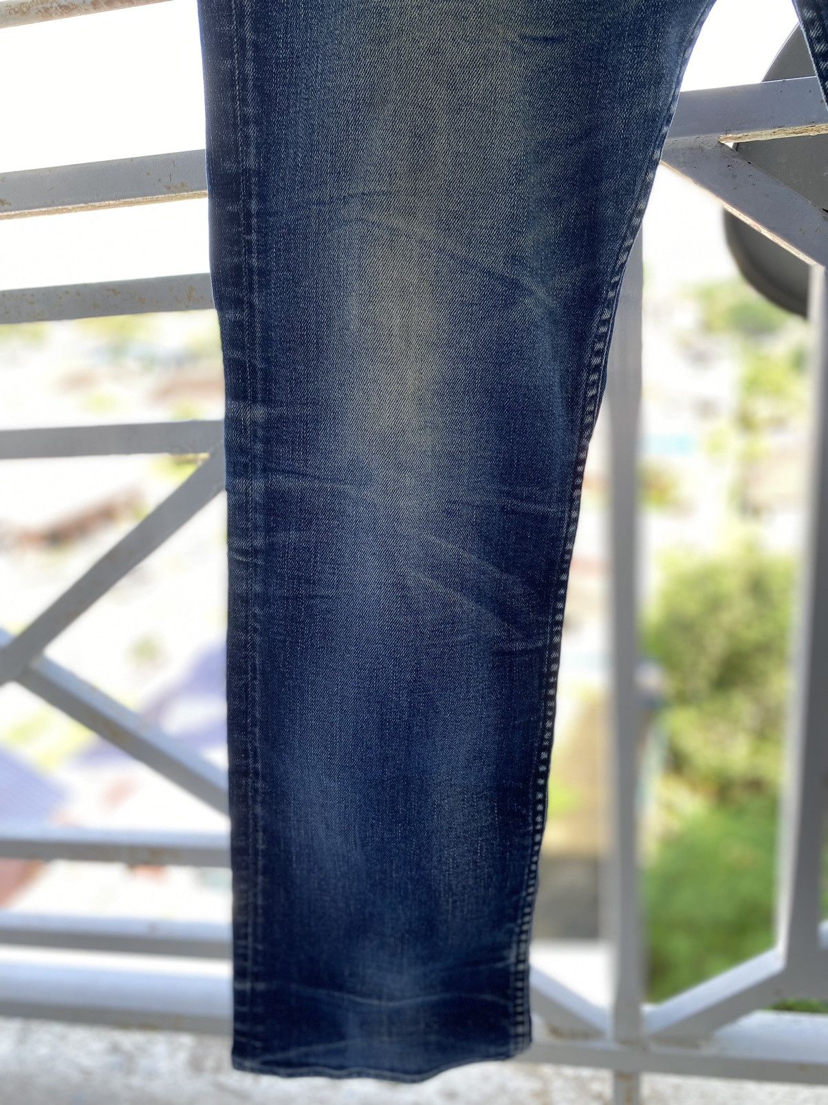 Guess × Vintage 🔥Vintage Shashiko Patch Work Stright Jeans Size US 38 / EU 54 - 5 Thumbnail