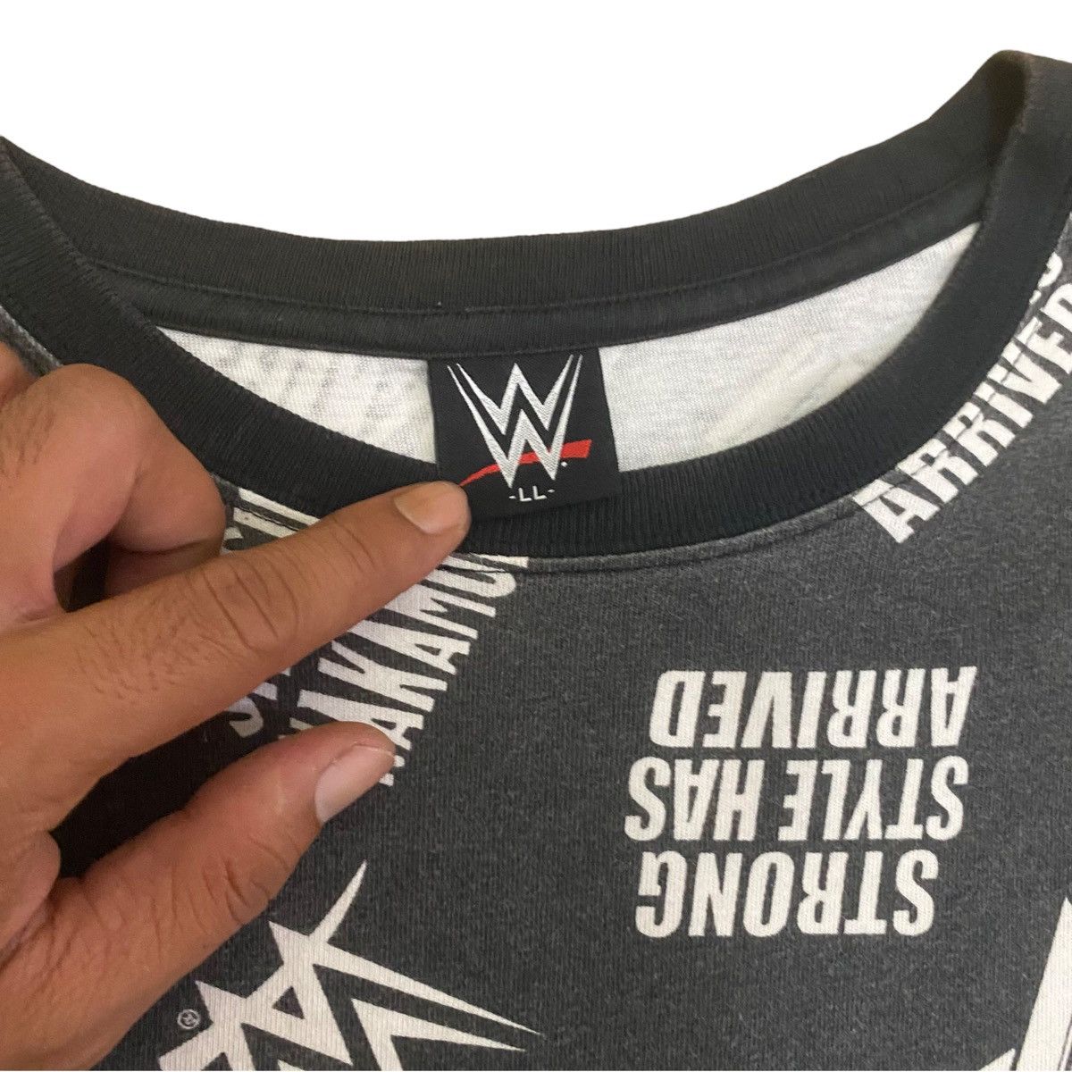 WWE × WWF Vintage Wwe Japanese Full Printed Baggy Tees Size US M / EU 48-50 / 2 - 6 Thumbnail