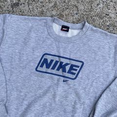 Vintage Nike - Blue Spell-Out Button-Up Jersey 1990s Medium