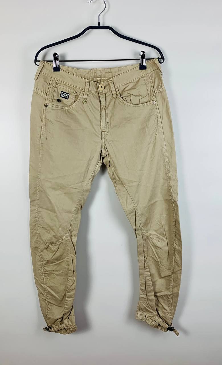 G-Star Gstar / G Sta Raw pants beige cotton 26 Size US 26 / EU 42 - 1 Thumbnail