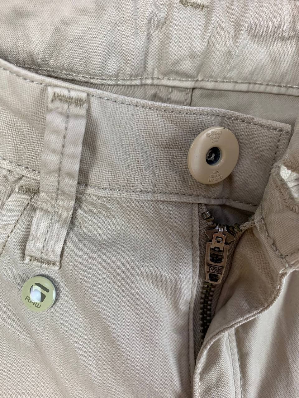 G-Star Gstar / G Sta Raw pants beige cotton 26 Size US 26 / EU 42 - 11 Thumbnail