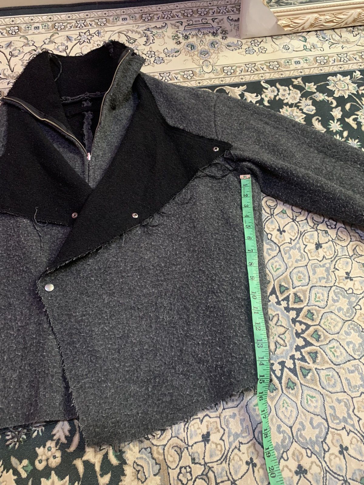 Issey Miyake VINTAGE 1990 ISSEY MIYAKE REVERSIBLE WOOL PATCHWORK JACKET Size US L / EU 52-54 / 3 - 17 Thumbnail