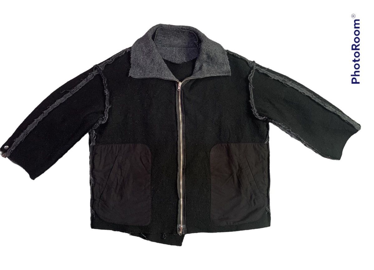 Issey Miyake VINTAGE 1990 ISSEY MIYAKE REVERSIBLE WOOL PATCHWORK JACKET Size US L / EU 52-54 / 3 - 3 Thumbnail