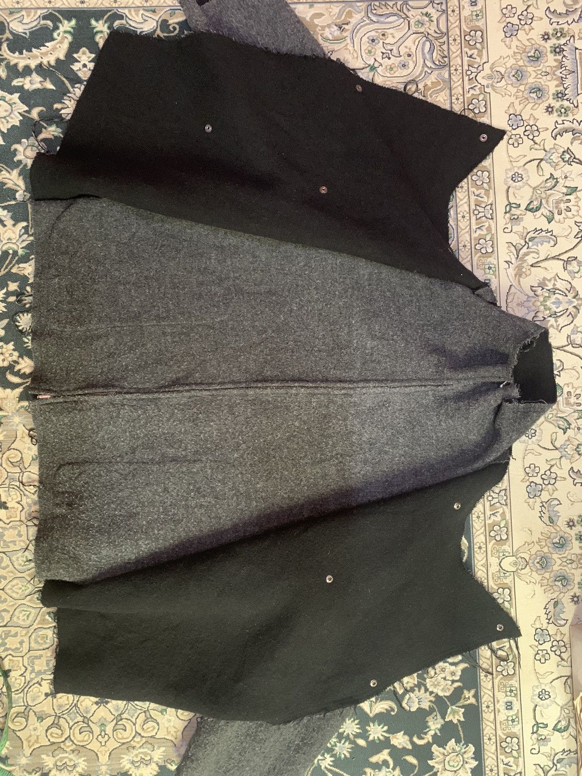 Issey Miyake VINTAGE 1990 ISSEY MIYAKE REVERSIBLE WOOL PATCHWORK JACKET Size US L / EU 52-54 / 3 - 14 Thumbnail