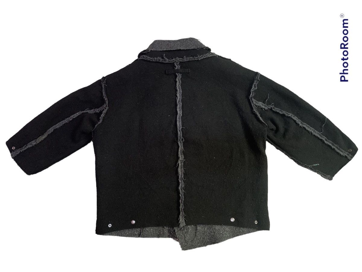 Issey Miyake VINTAGE 1990 ISSEY MIYAKE REVERSIBLE WOOL PATCHWORK JACKET Size US L / EU 52-54 / 3 - 4 Thumbnail