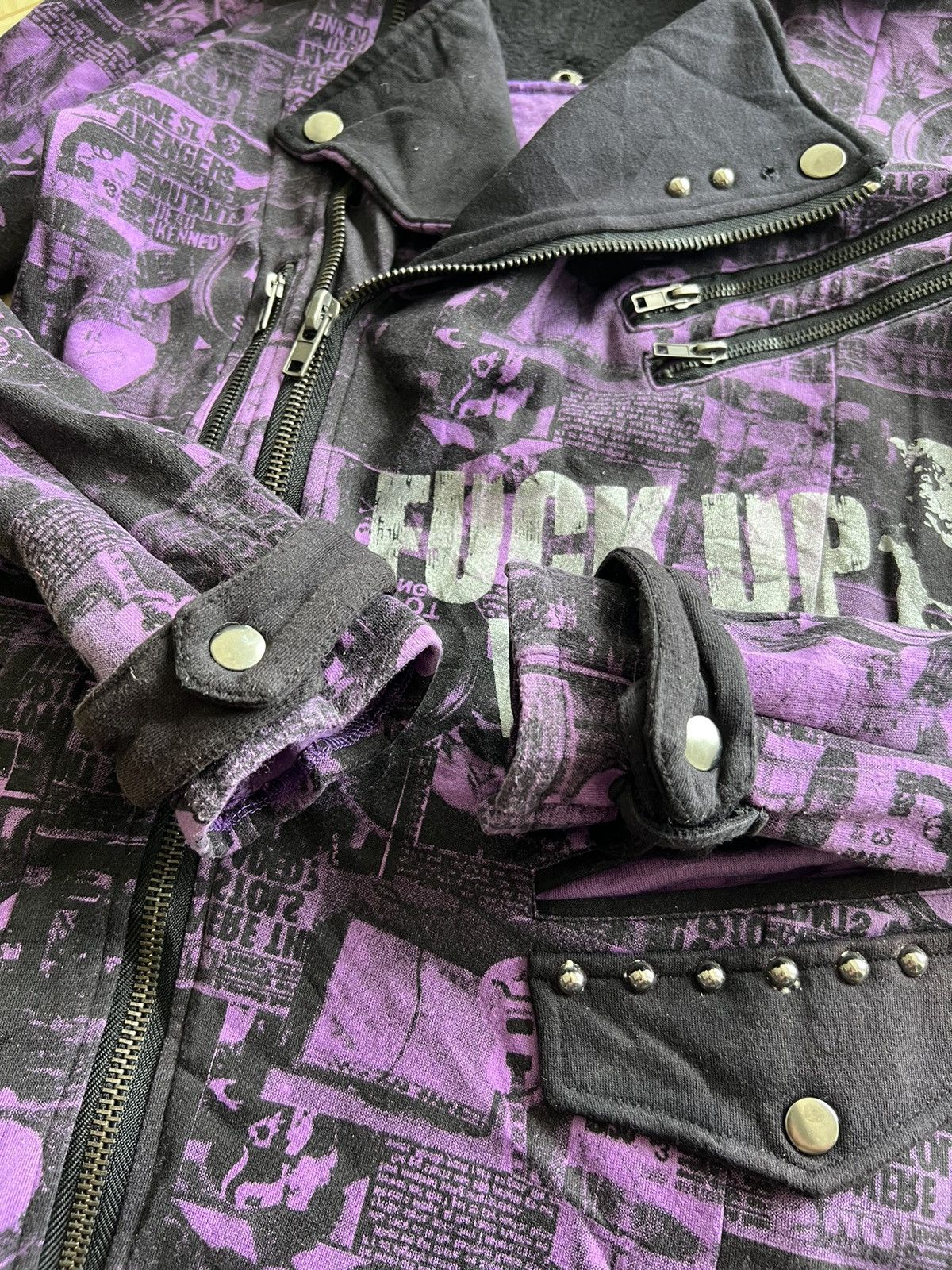Hysteric Glamour SICK🔥Sex Pot "Fuck Up Way" Seditionaries OVP Fur Hoodie Size US M / EU 48-50 / 2 - 9 Thumbnail