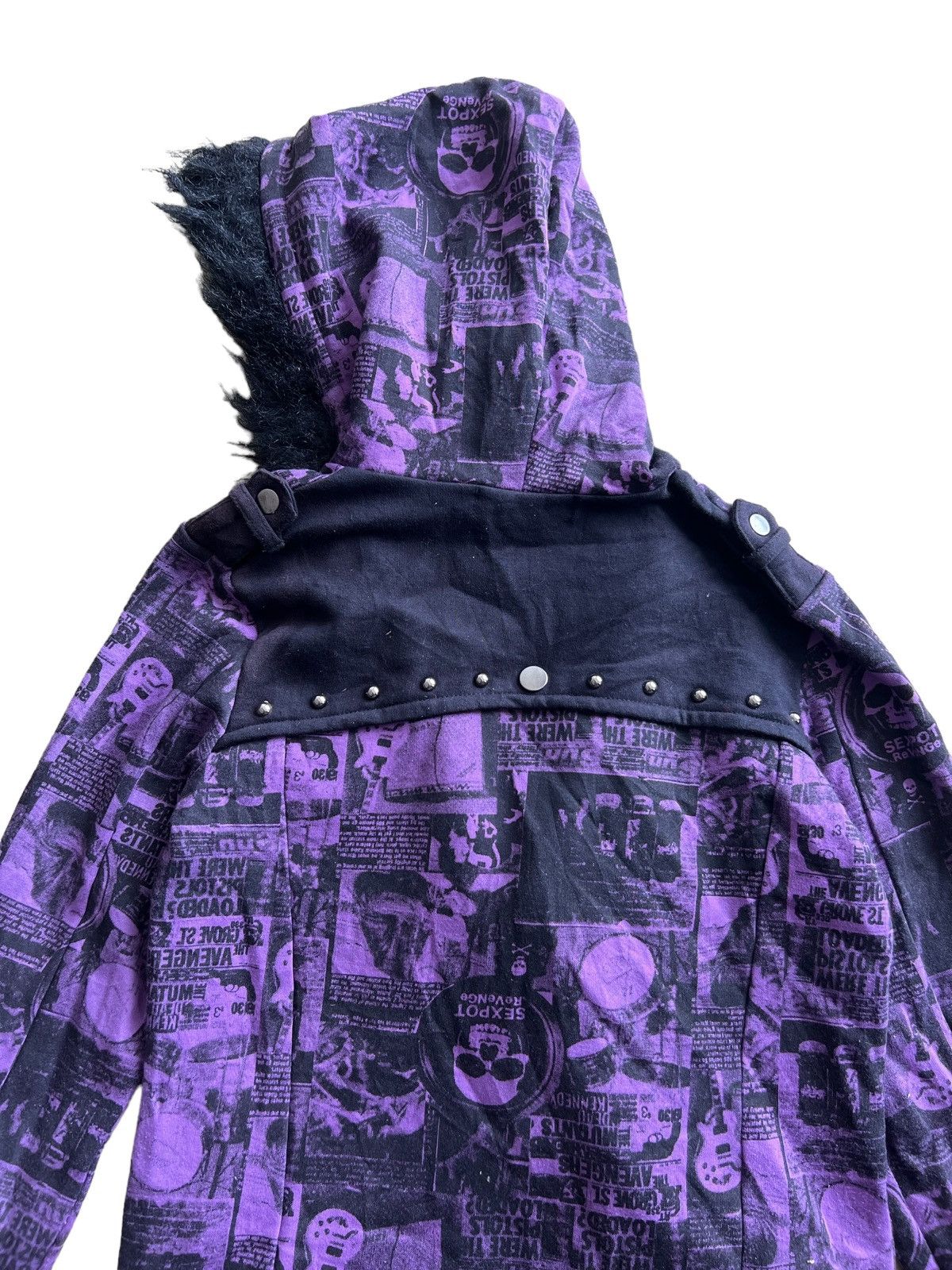 Hysteric Glamour SICK🔥Sex Pot "Fuck Up Way" Seditionaries OVP Fur Hoodie Size US M / EU 48-50 / 2 - 7 Thumbnail