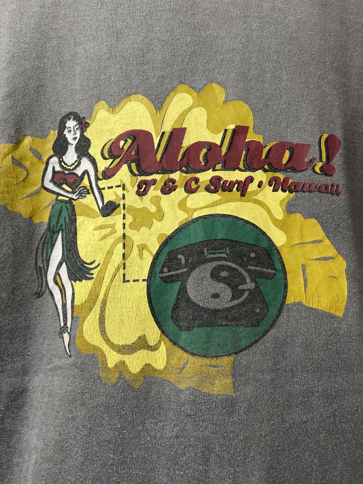 Vintage VINTAGE ALOHA T&C SURF TEE VERY RARE Size US L / EU 52-54 / 3 - 5 Thumbnail