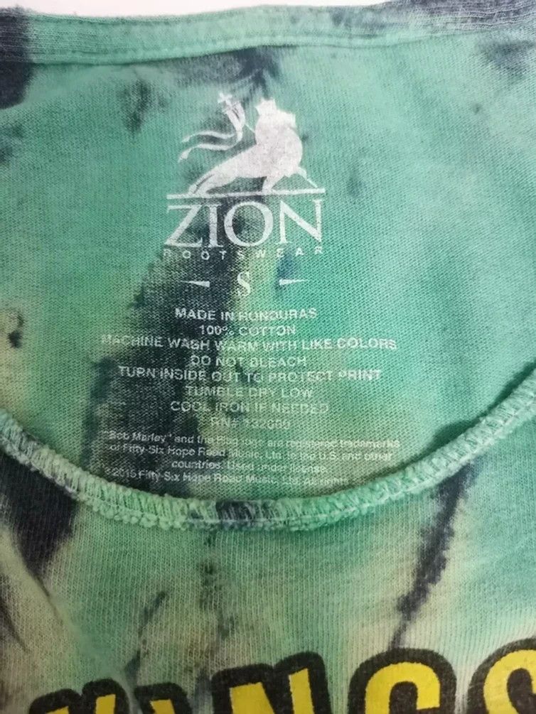 Band Tees Bob Marley Rasta Tie Dye Tee Reggae Jamaica Size US S / EU 44-46 / 1 - 3 Thumbnail