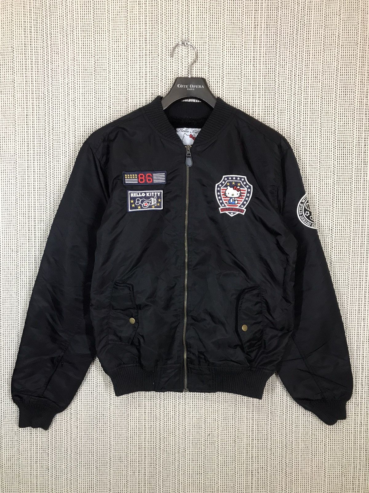 Anime 🔥SANRIO🔥HELLO KITTY BOMBER JACKET INSIDE FLEECE EMBROIDERY Size US L / EU 52-54 / 3 - 2 Thumbnail