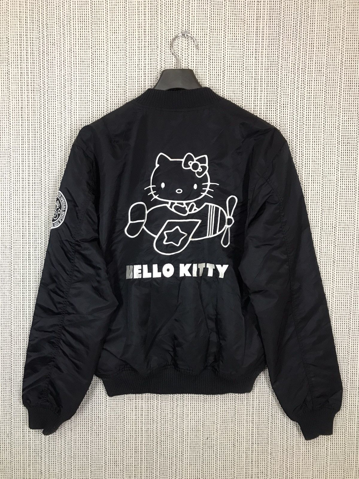 Anime 🔥SANRIO🔥HELLO KITTY BOMBER JACKET INSIDE FLEECE EMBROIDERY Size US L / EU 52-54 / 3 - 1 Thumbnail