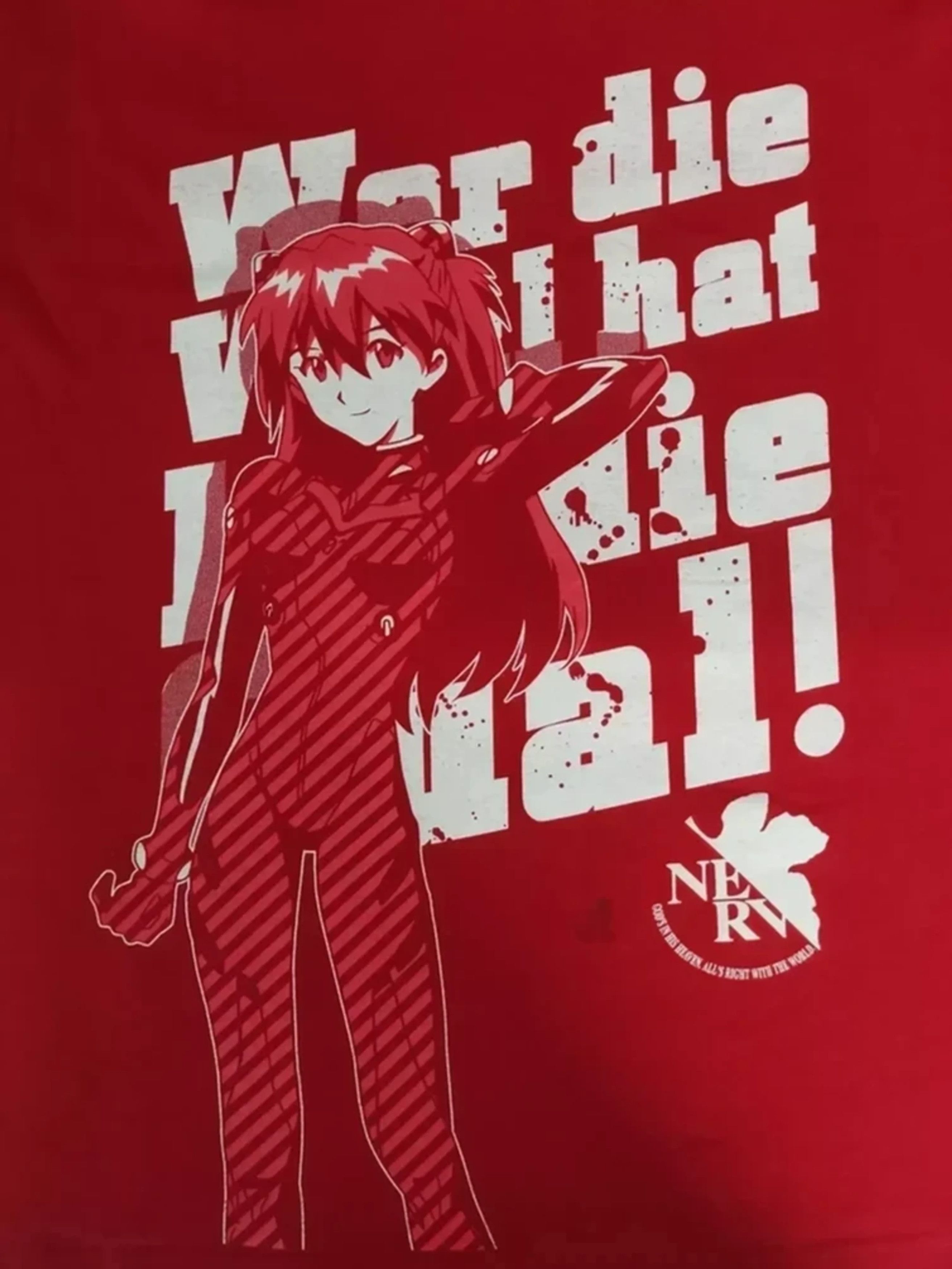 Anime Vintage Evangelion Neon Genesis Japan Anime Tee Akira Devil Size US S / EU 44-46 / 1 - 1 Thumbnail