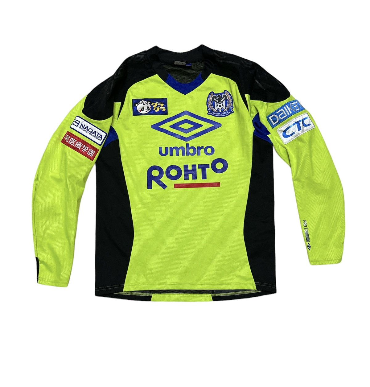 Umbro Gamba Osaka Training Kits Jacket Shirt Long Sleeve Size US M / EU 48-50 / 2 - 1 Thumbnail