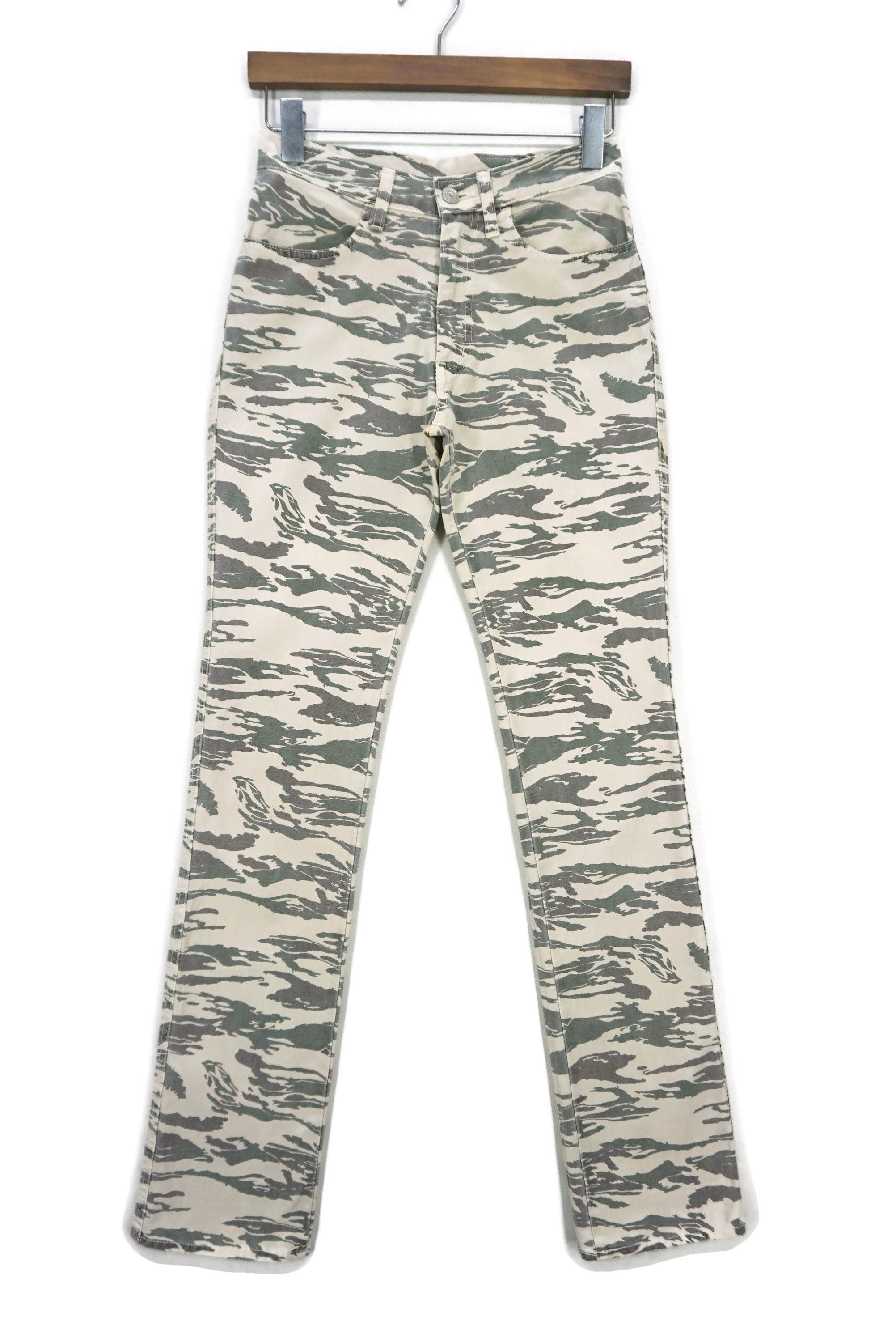 image of John Bull x Military Tiger Stripe Camo Workwear New Age Cowboys Dungarees Hickory in Beige/Green, W