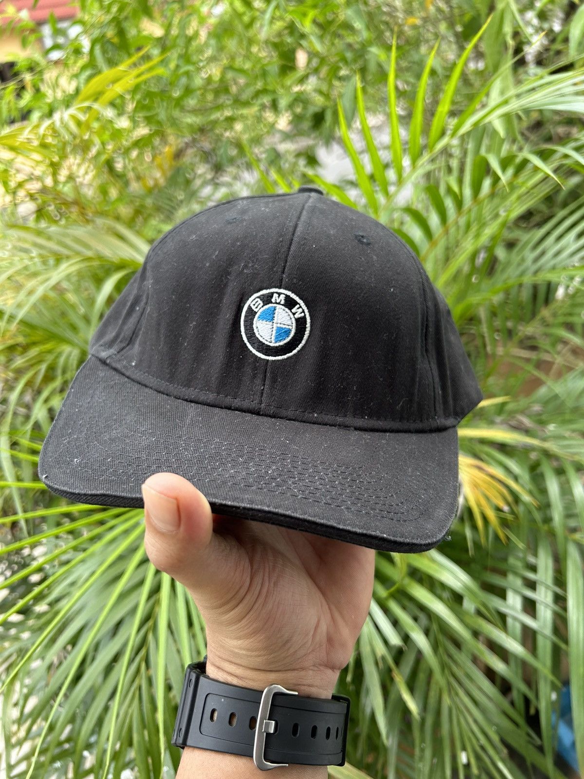 image of Bmw Logo Baseball Cap in Black, Men's