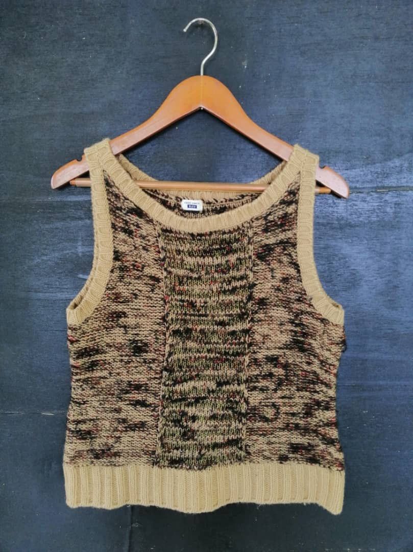 Japanese Brand 🔥STEAL🔥Cest Chica Bleu Japanese Made Hair Vests Size 34S - 1 Thumbnail