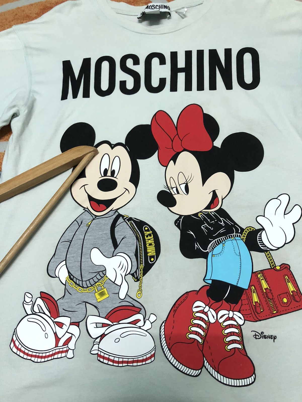 Disney × H&M × Moschino MOSCHINO x DISNEY x H&M x MICKEY/MINNE BIG LOGO SHIRT Size US M / EU 48-50 / 2 - 2 Thumbnail
