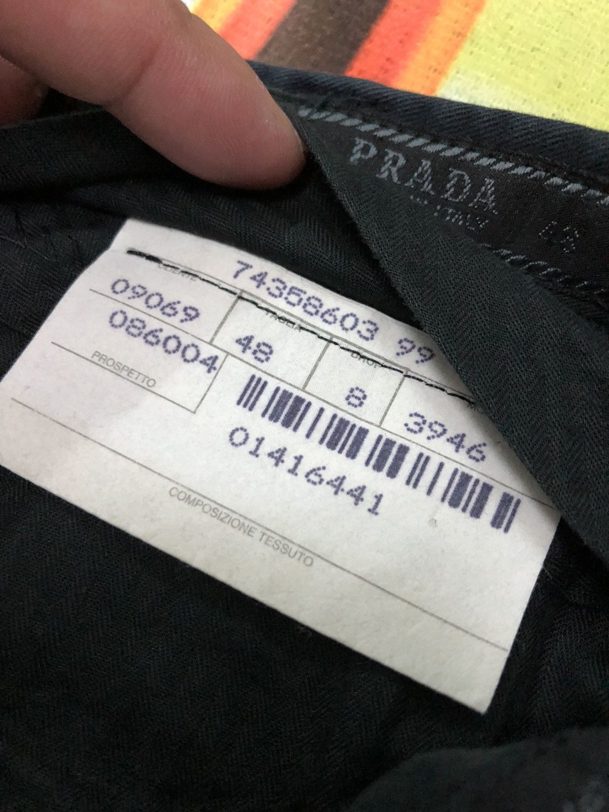Prada VINTAGE PRADA TROUSERS PANT MADE IN ITALY 🇮🇹 Size US 31 - 7 Thumbnail